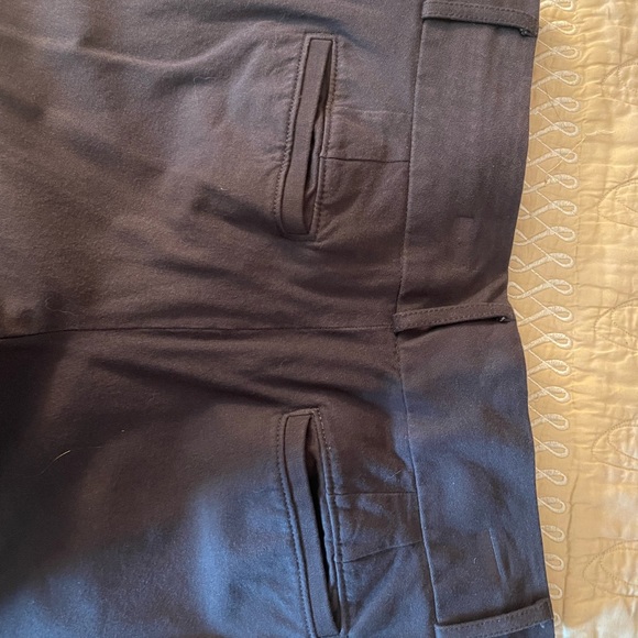 Banana Republic Grey/brown stretchy trousers  sit low in the waist. So Comfy. - Picture 4 of 5